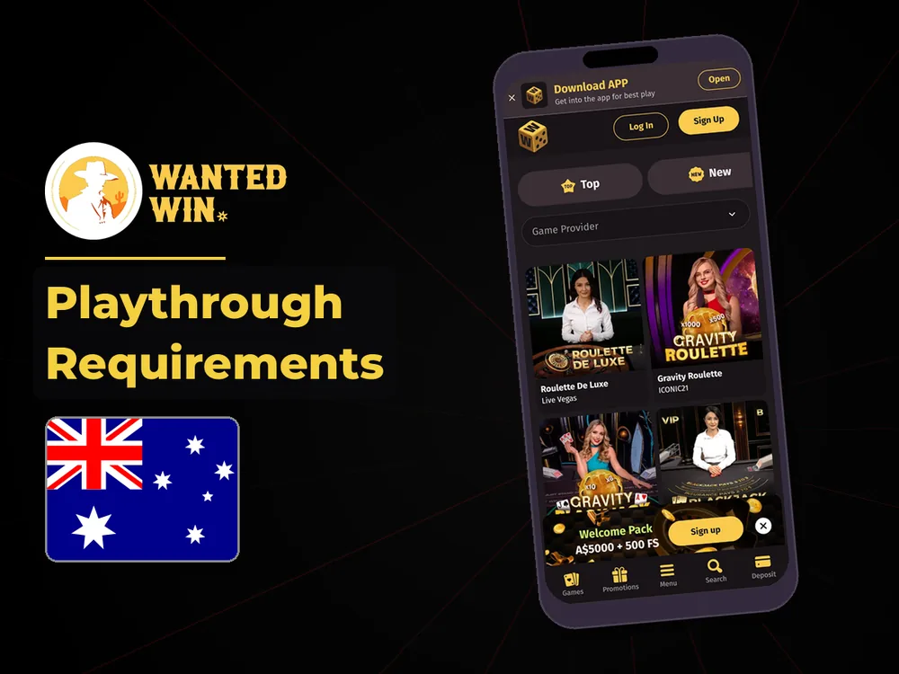 wanted win - Playthrough Requirements