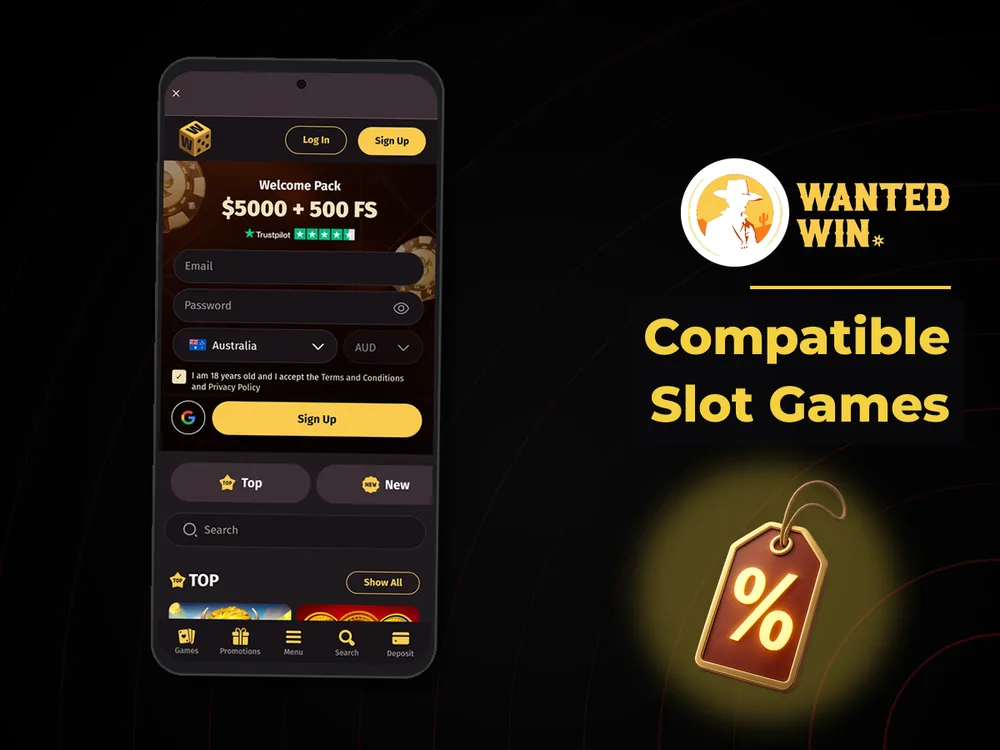 wanted win - Compatible Slot Games