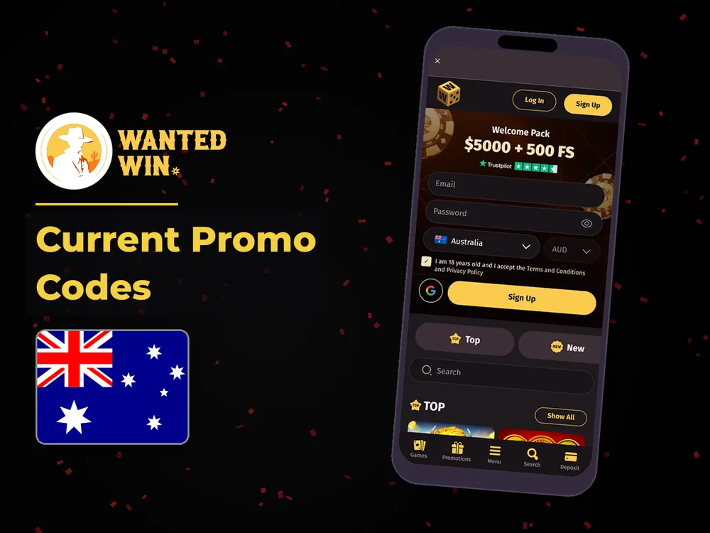 wanted win - Current Promo Codes
