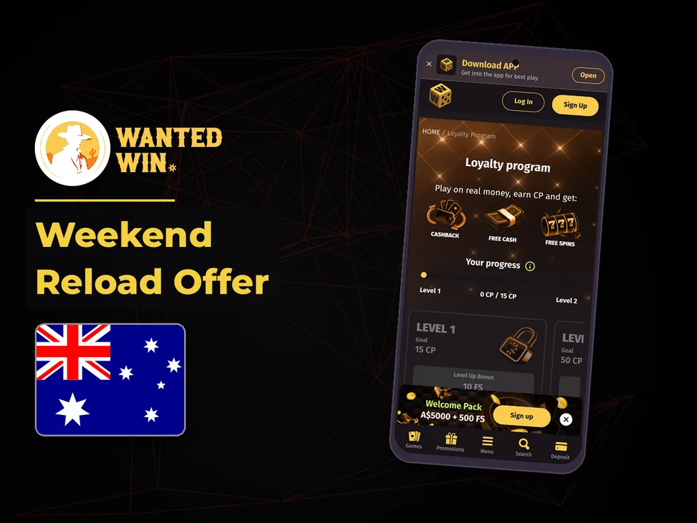 wanted win - Weekend Reload Offer