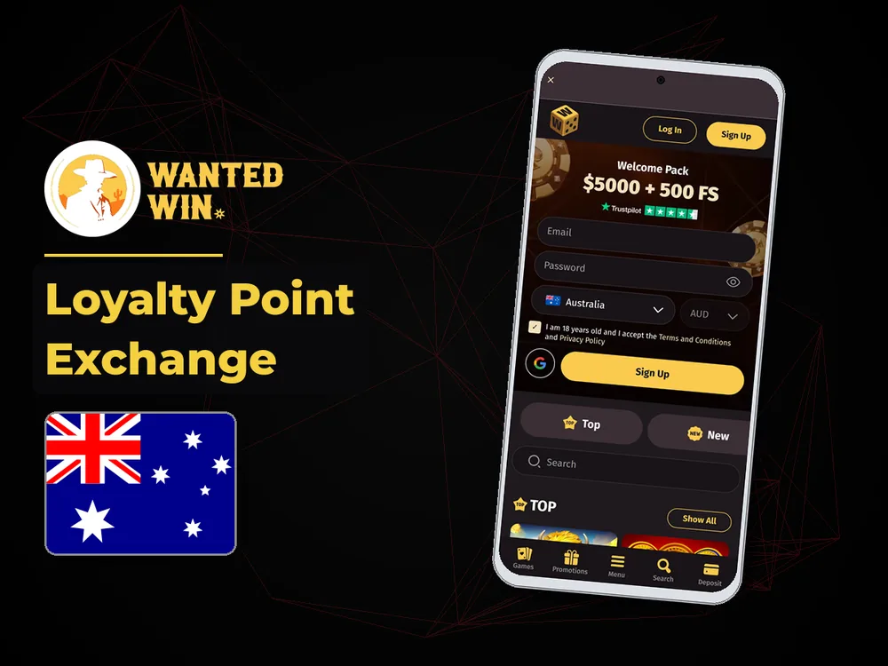 wanted win - Loyalty Point Exchange