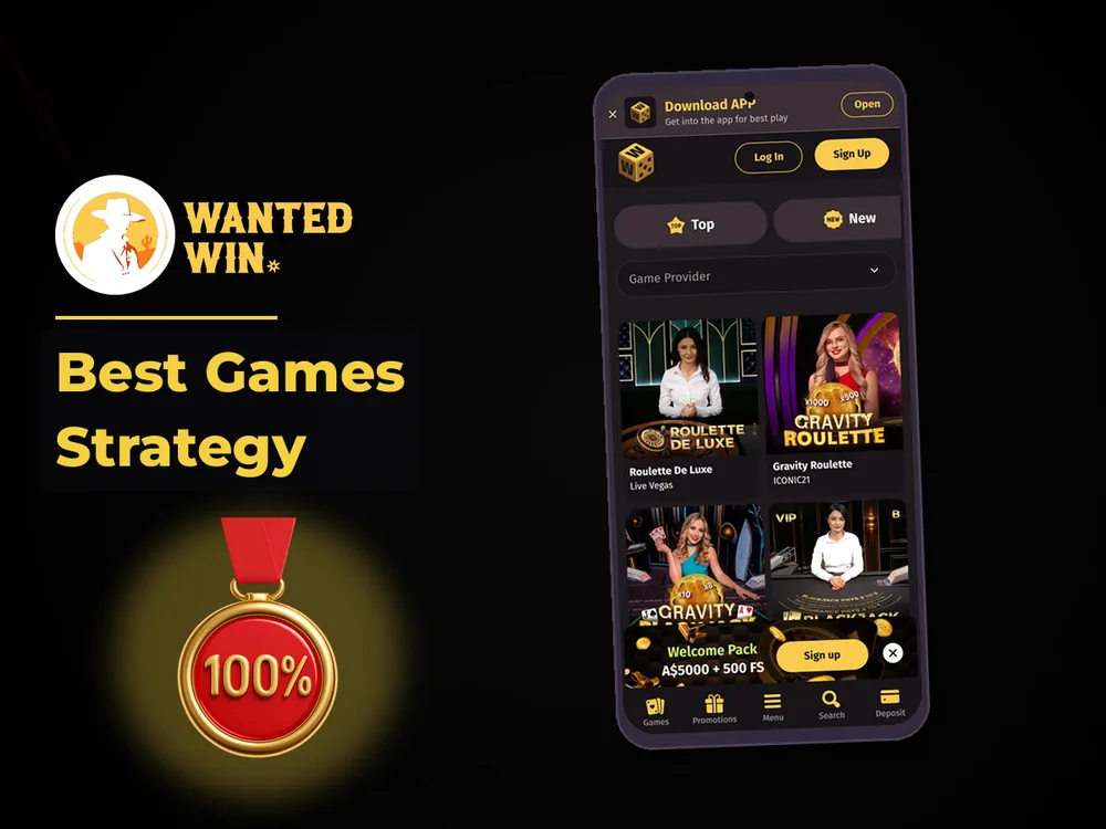 wanted win - Best Games Strategy