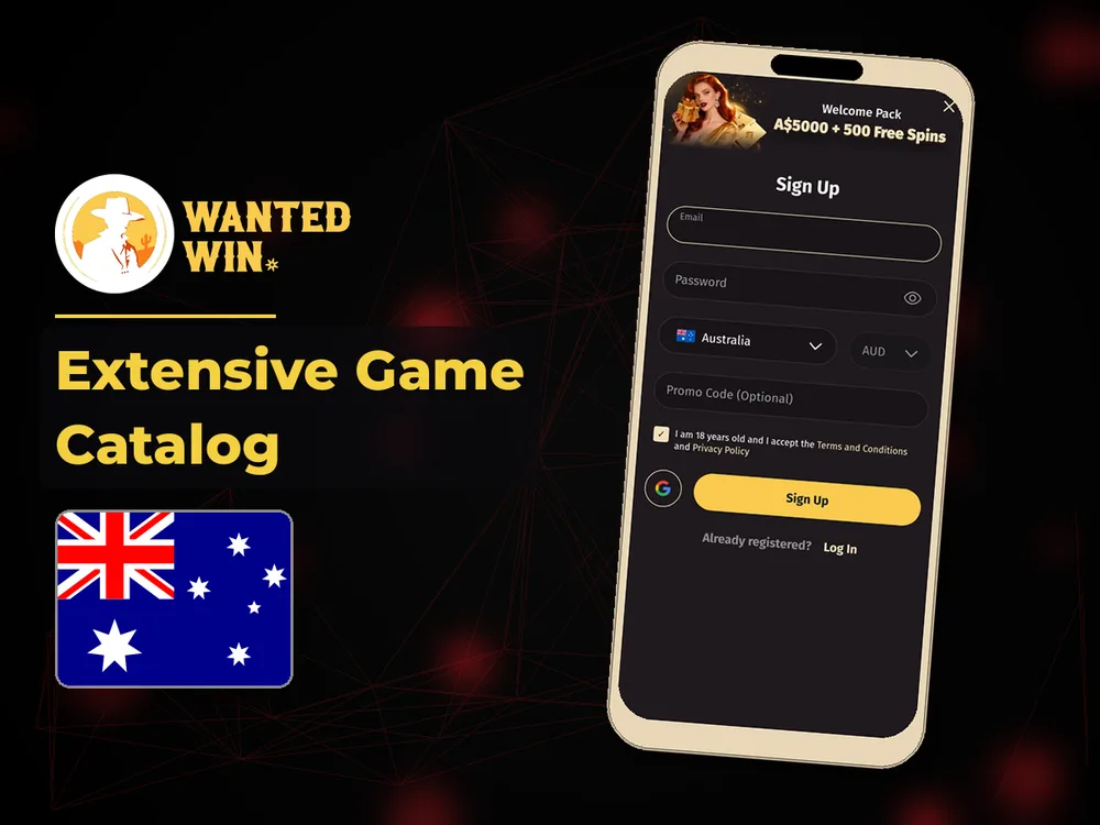 wanted win - Extensive Game Catalog